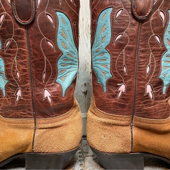 Caborca Butterfly Cowboy Boots - Picture 15 of 16